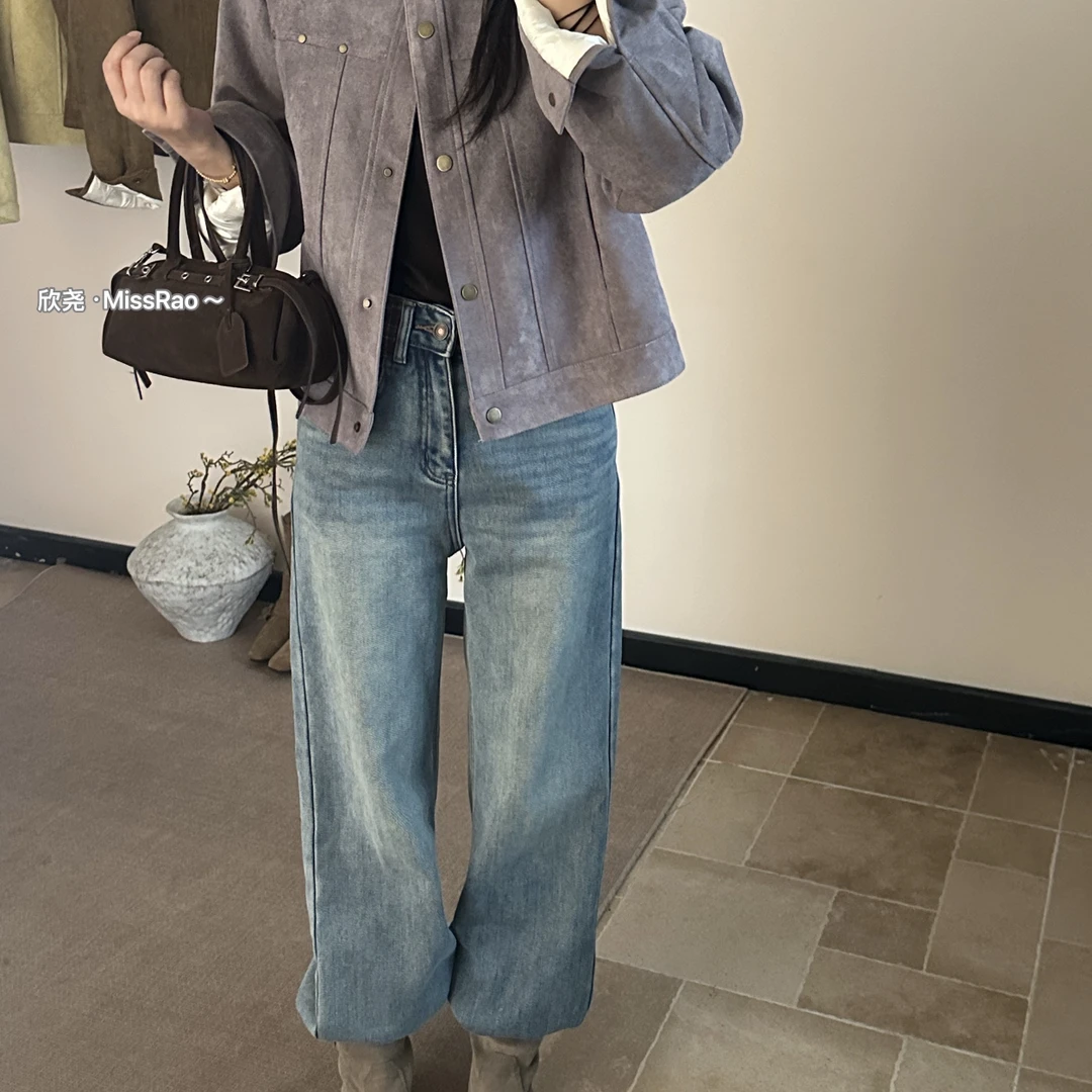 Miss Rao欣尧AOT-冬上新韩系高品质立领必入款夹克短外套60530