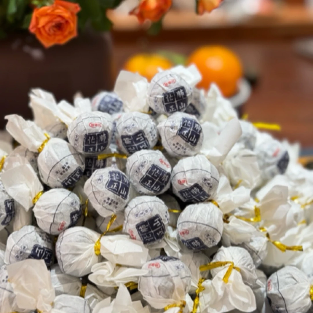 24年忙肺正山普洱生茶龙珠纯料迷你小沱茶居家待客实惠口粮茶