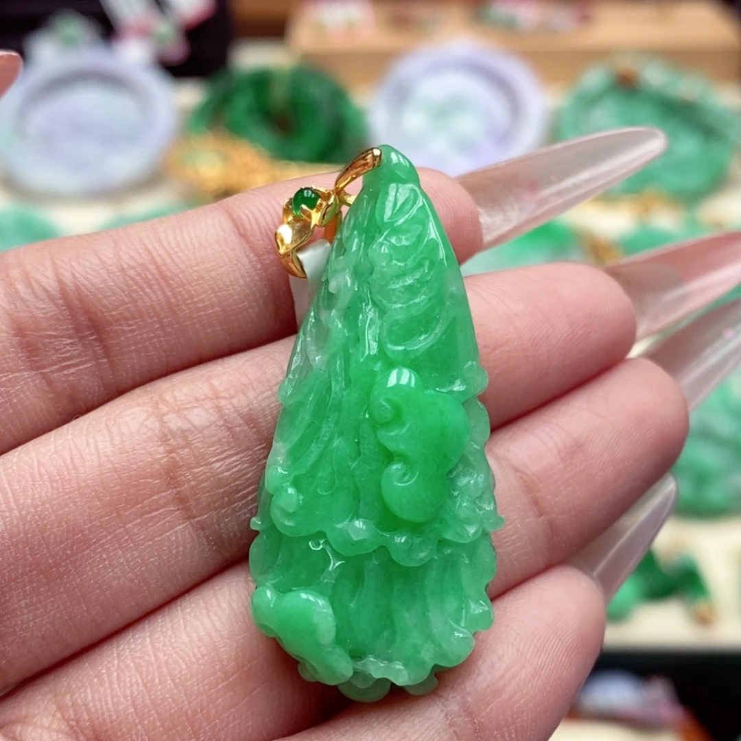 颈饰未镶嵌翡翠翡翠吊坠