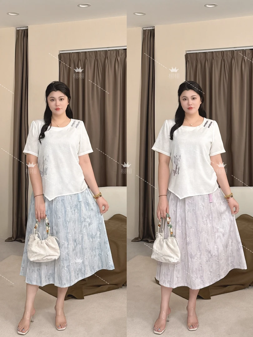 【现货套装】PDM22334+PDM22335夏季新款设计感高级穿搭温柔风套装