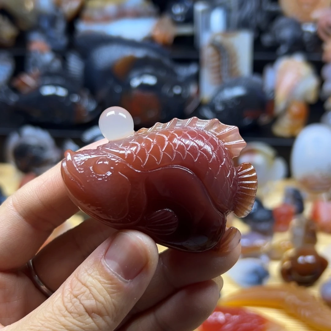 玛瑙/玉髓未镶嵌把件