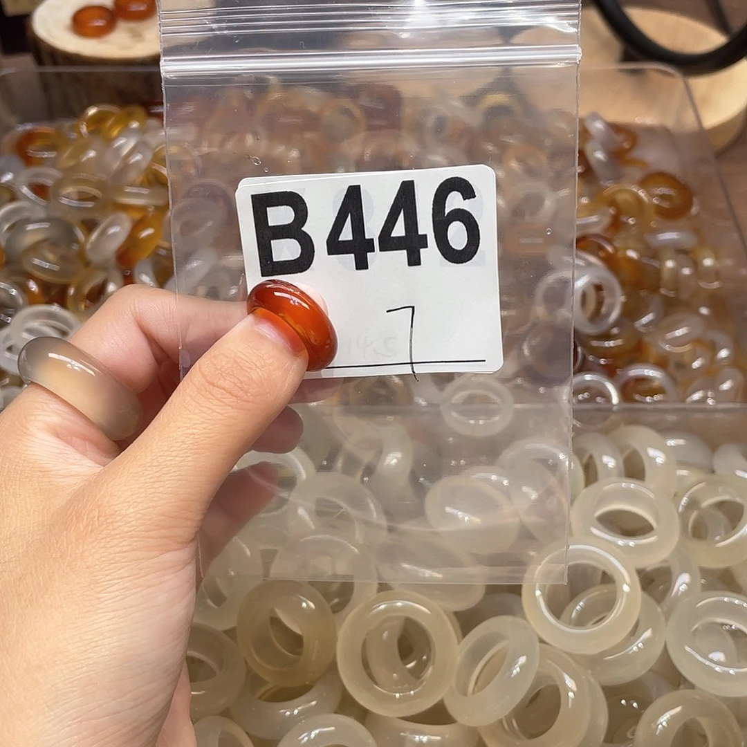 玛瑙/玉髓未镶嵌戒指446