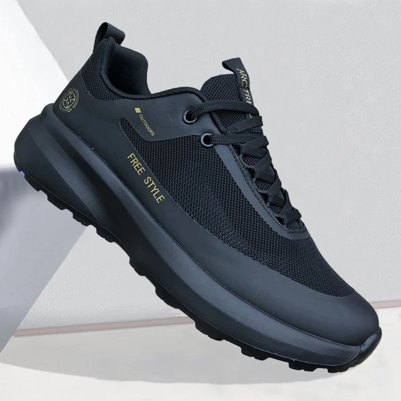 户外休闲鞋夏季男士网面透气潮鞋软底轻便徒步运动鞋男款跑步鞋男