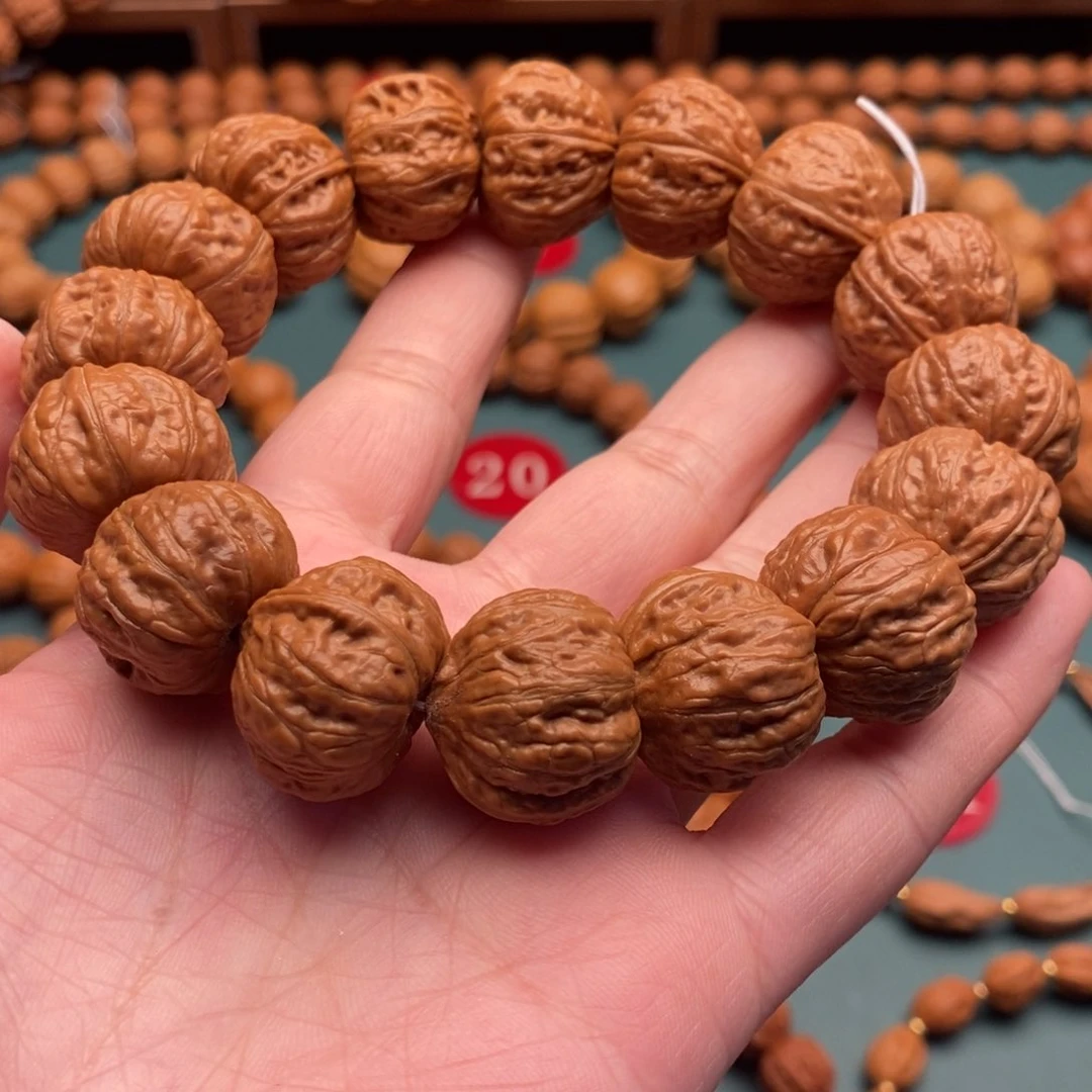 文玩核桃手串21尺寸元宝
