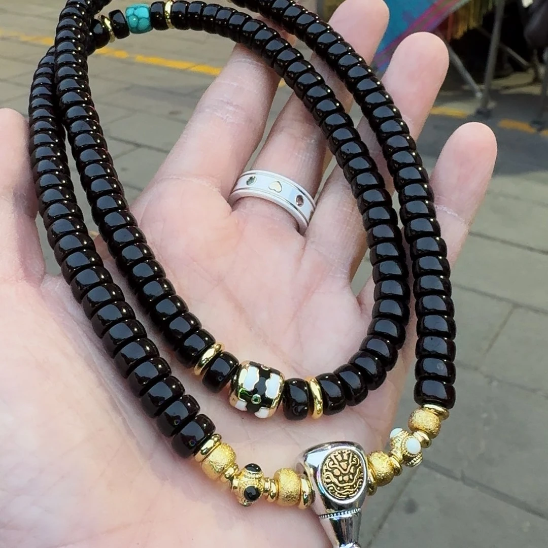 椰蒂吊坠新款8满配脖挂