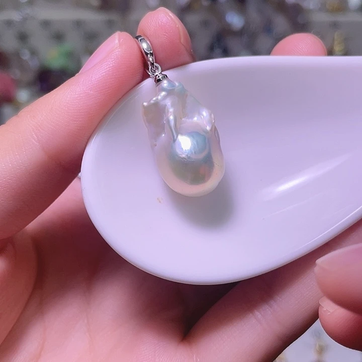 颈饰合金淡水珍珠43