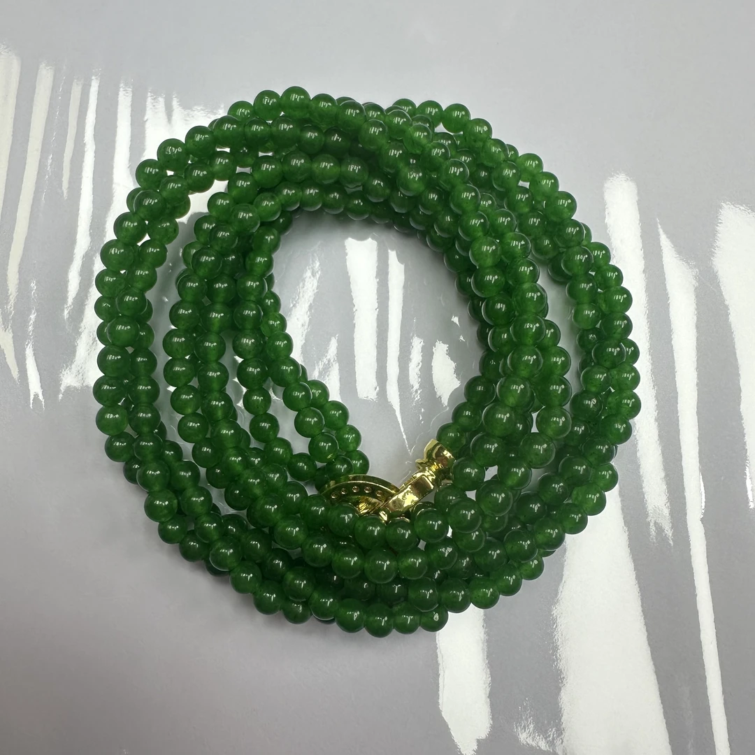 翡翠麻花项链（多样发其一）A172