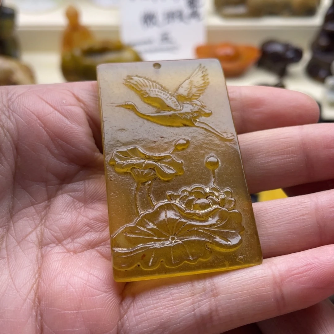 未镶嵌蛇纹石玉颈饰55
