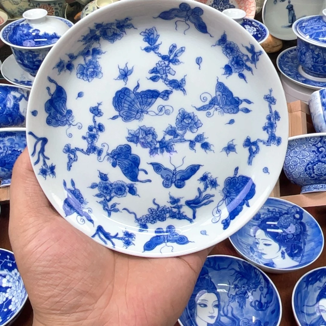 陶月楼 柴窑 蝶恋花壶呈