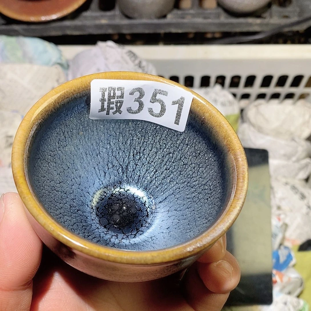 茶盏微瑕建盏主人杯子