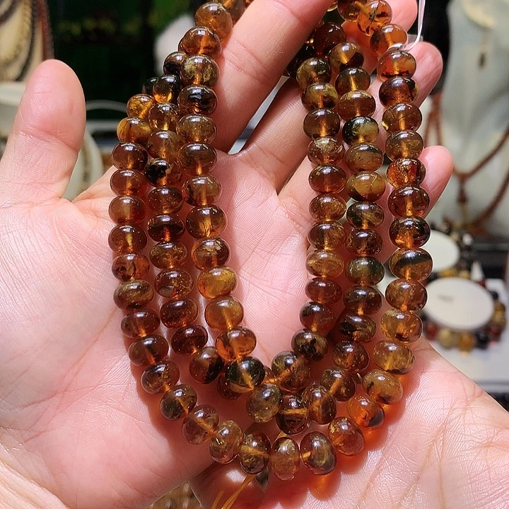 未镶嵌琥珀裸石9m蜜蜡