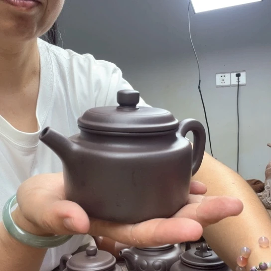 茶壶紫砂天青紫泥