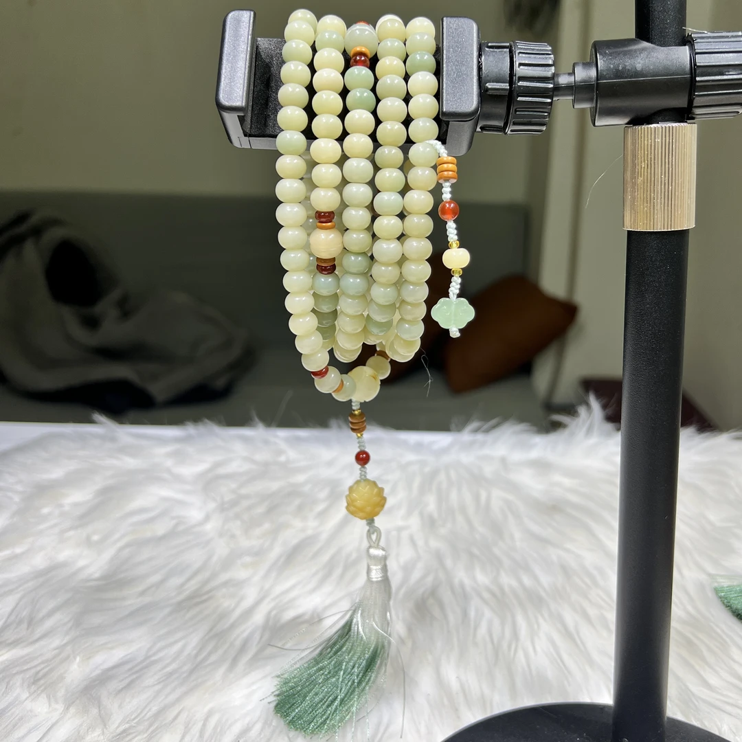 7×9天然菩提子多样性设计DIY手工制作168颗长款毛衣链斜挎链女士