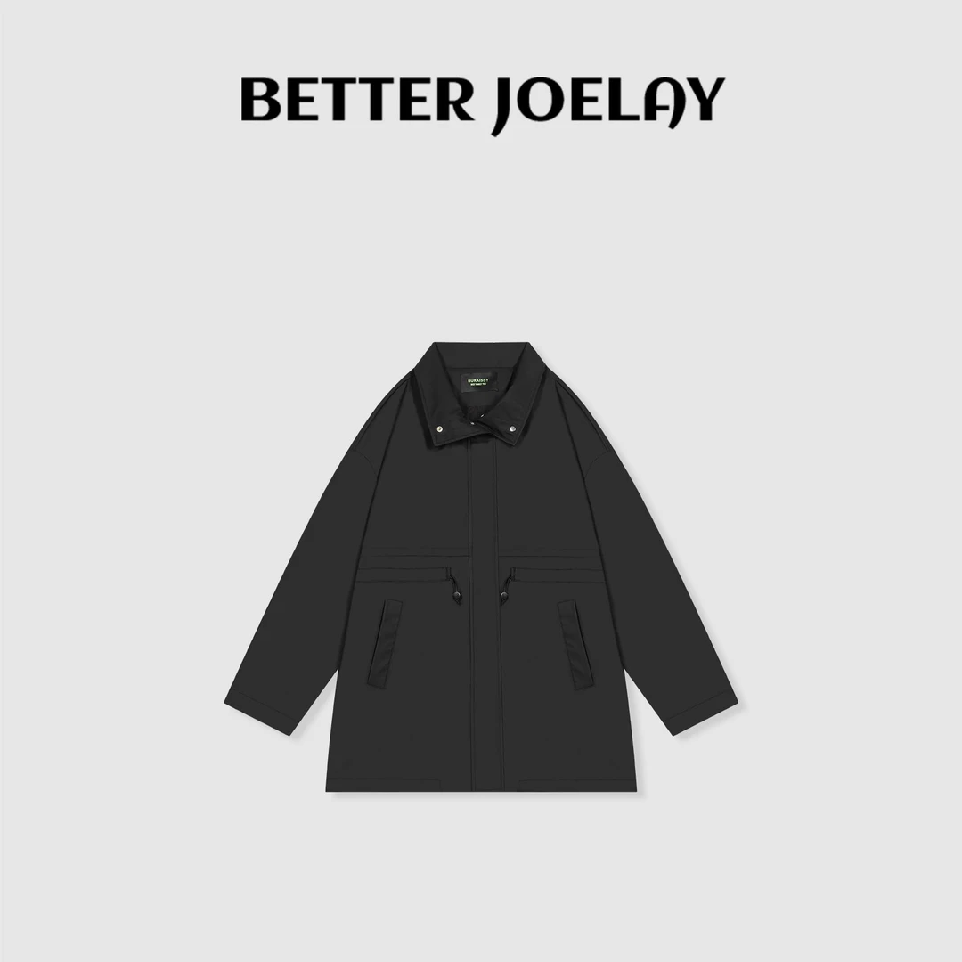 BETTER JOELAY  -【暗涌熨迹】高级感时尚皮衣外套百搭宽松Z4947