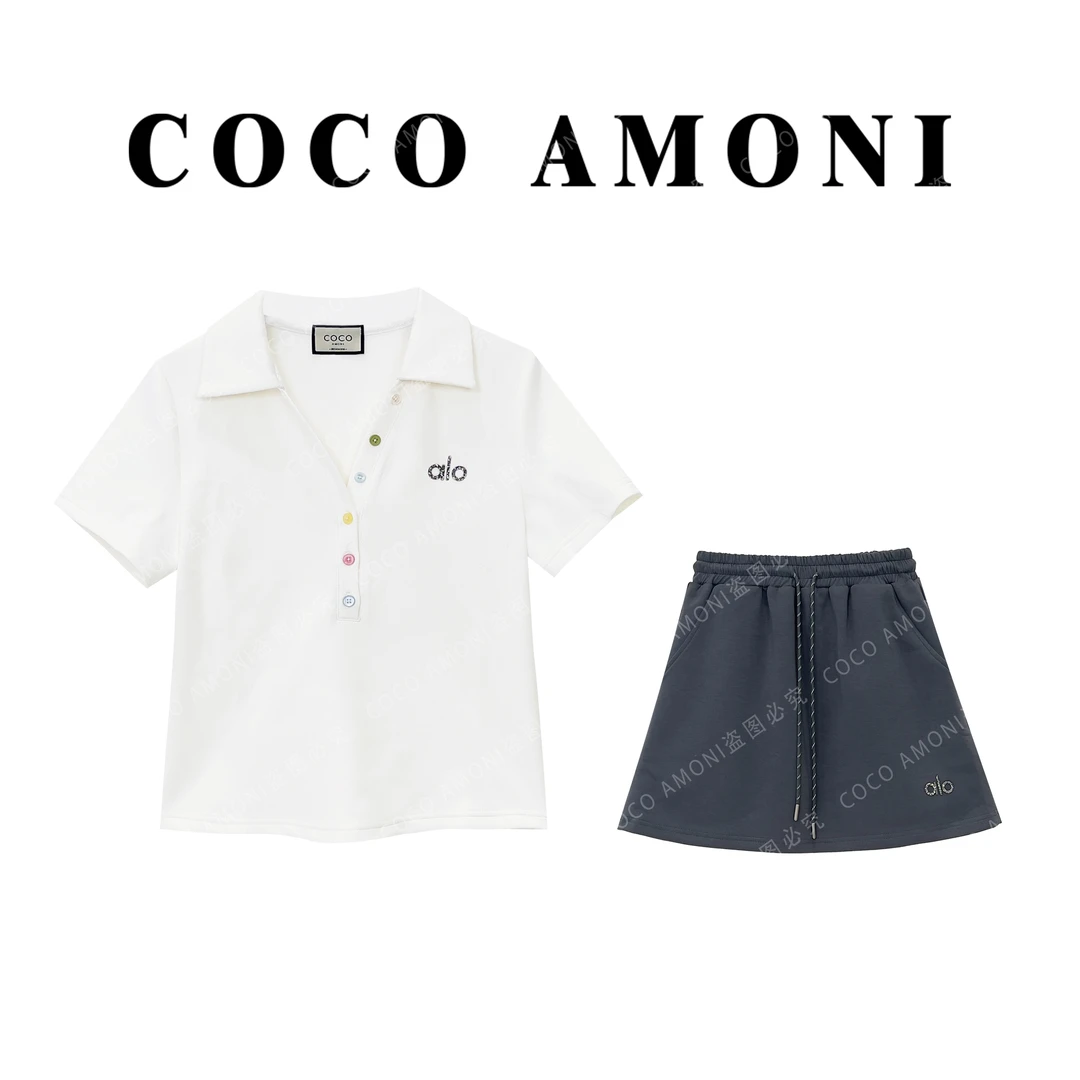 时尚高级设计师新款夏日女装拼接捏褶收腰显瘦气质套装ZC861