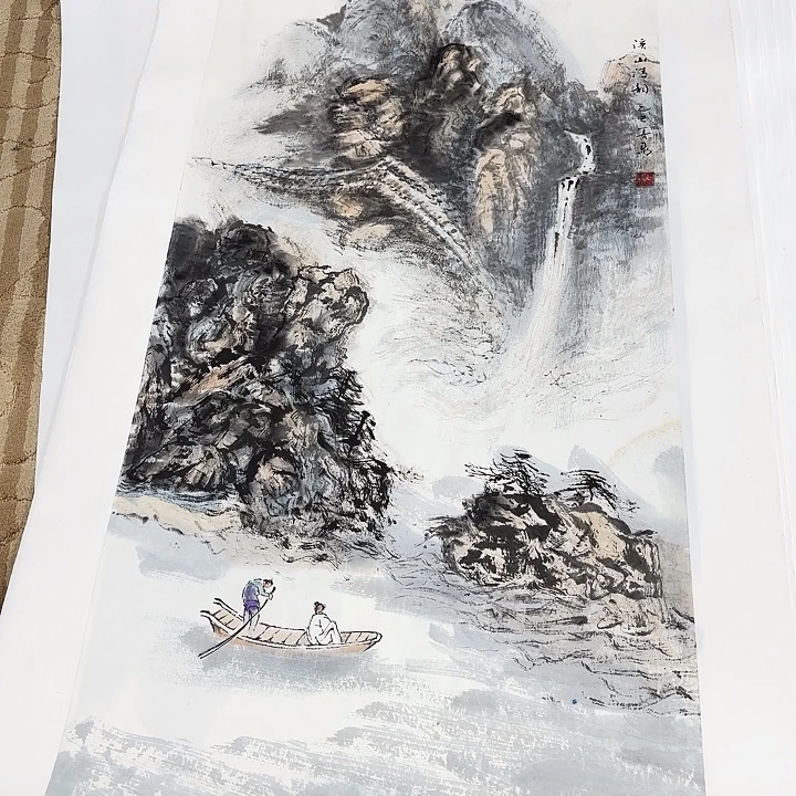 国画花鸟等图案和三尺