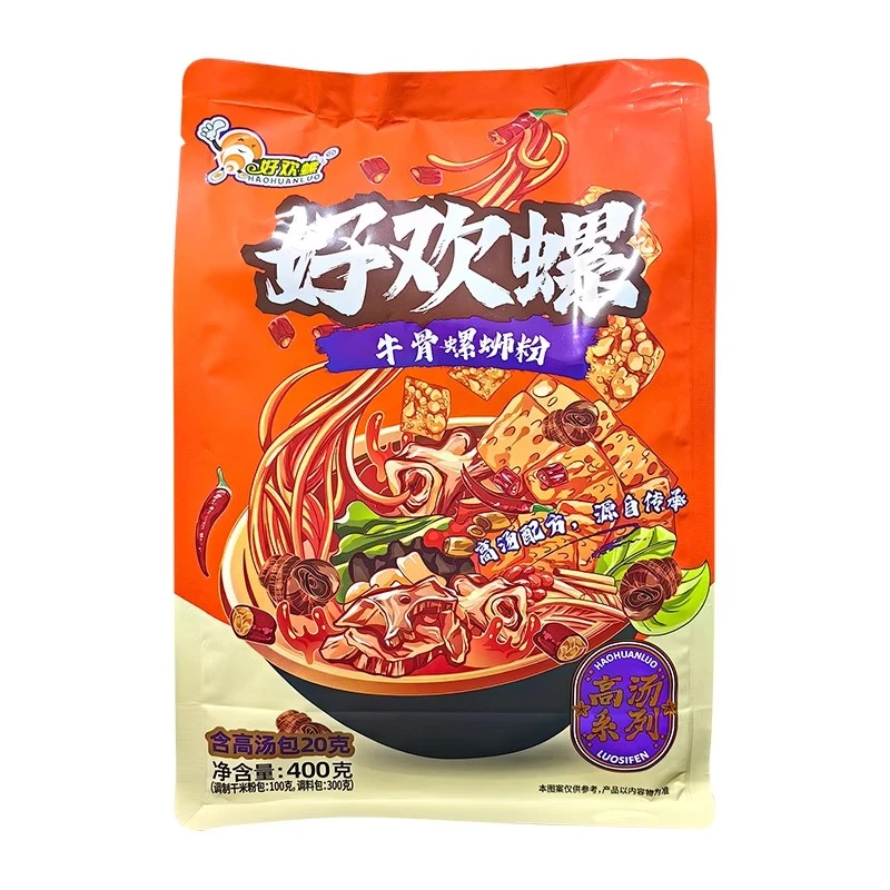 好欢螺牛骨螺蛳粉400g袋装广西柳州香辣螺狮粉酸辣粉速食