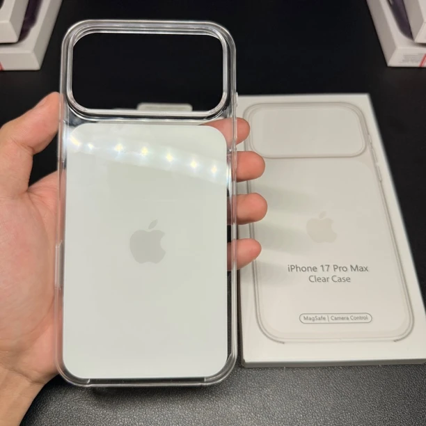 适用于苹果17promax透明手机壳相机按键官方同款苹果17动画手机壳