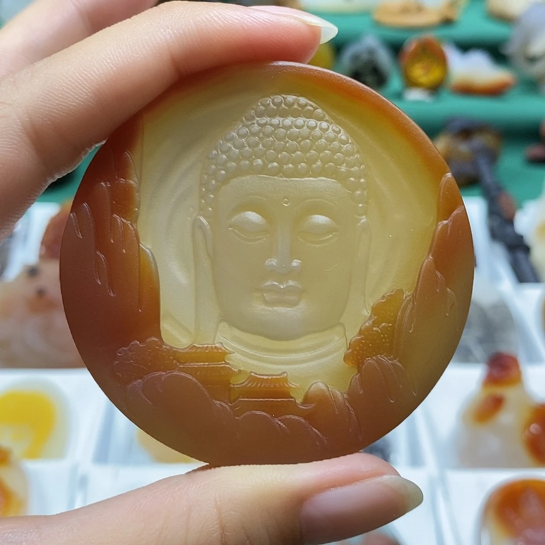 玛瑙/玉髓颈饰未镶嵌落***雨