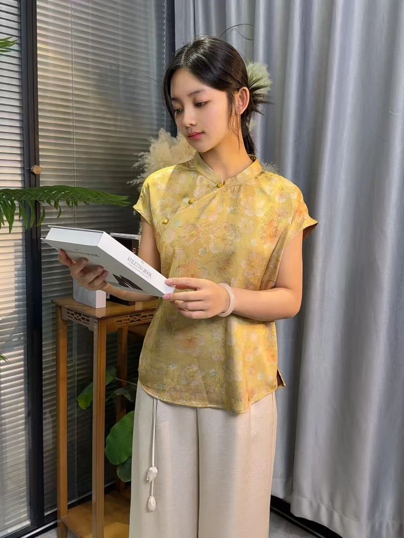 8819国风新中式复古短袖