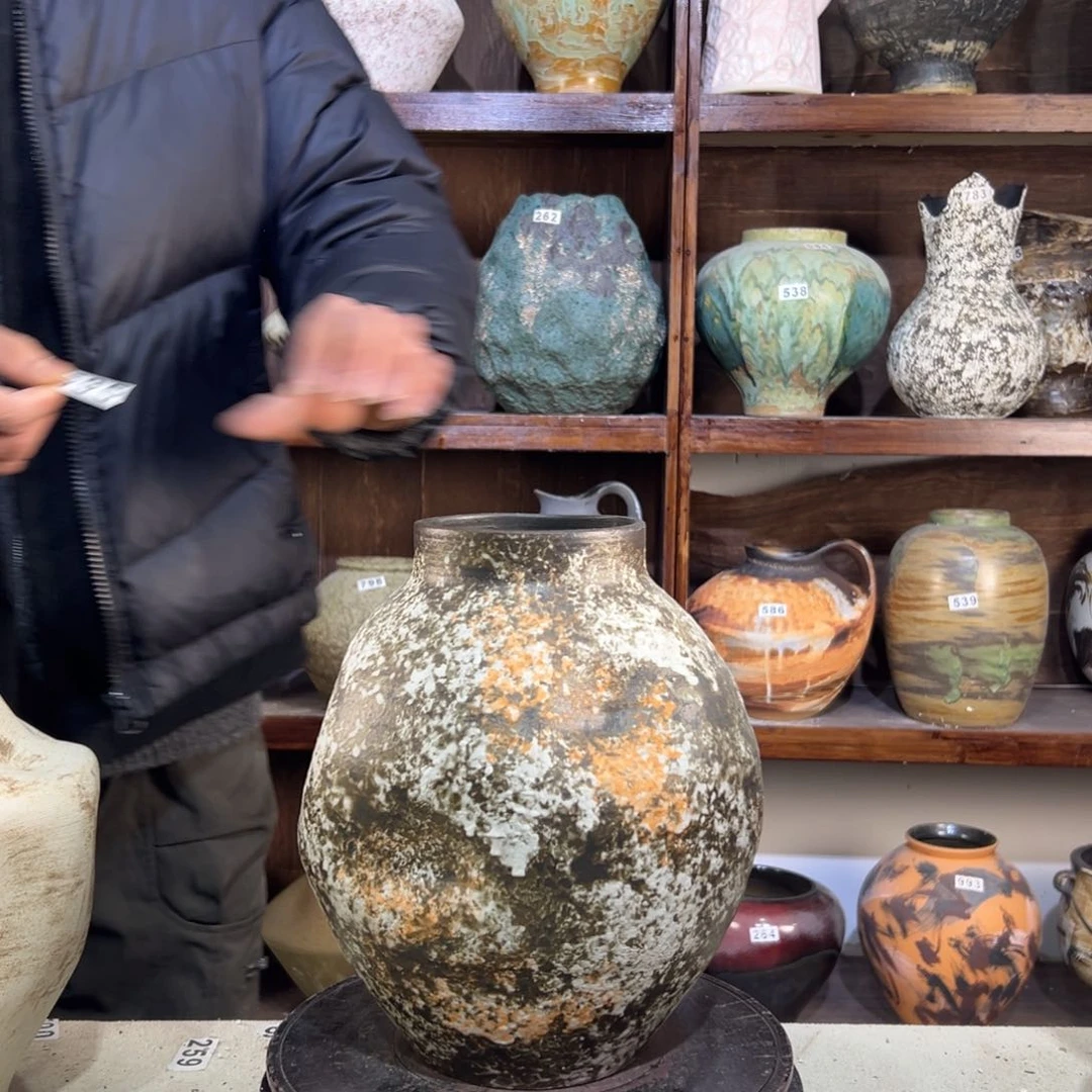 摆件595华庭街上釉面子女多