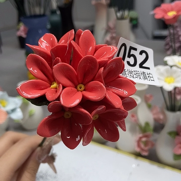 陶瓷纯手工捏花设计