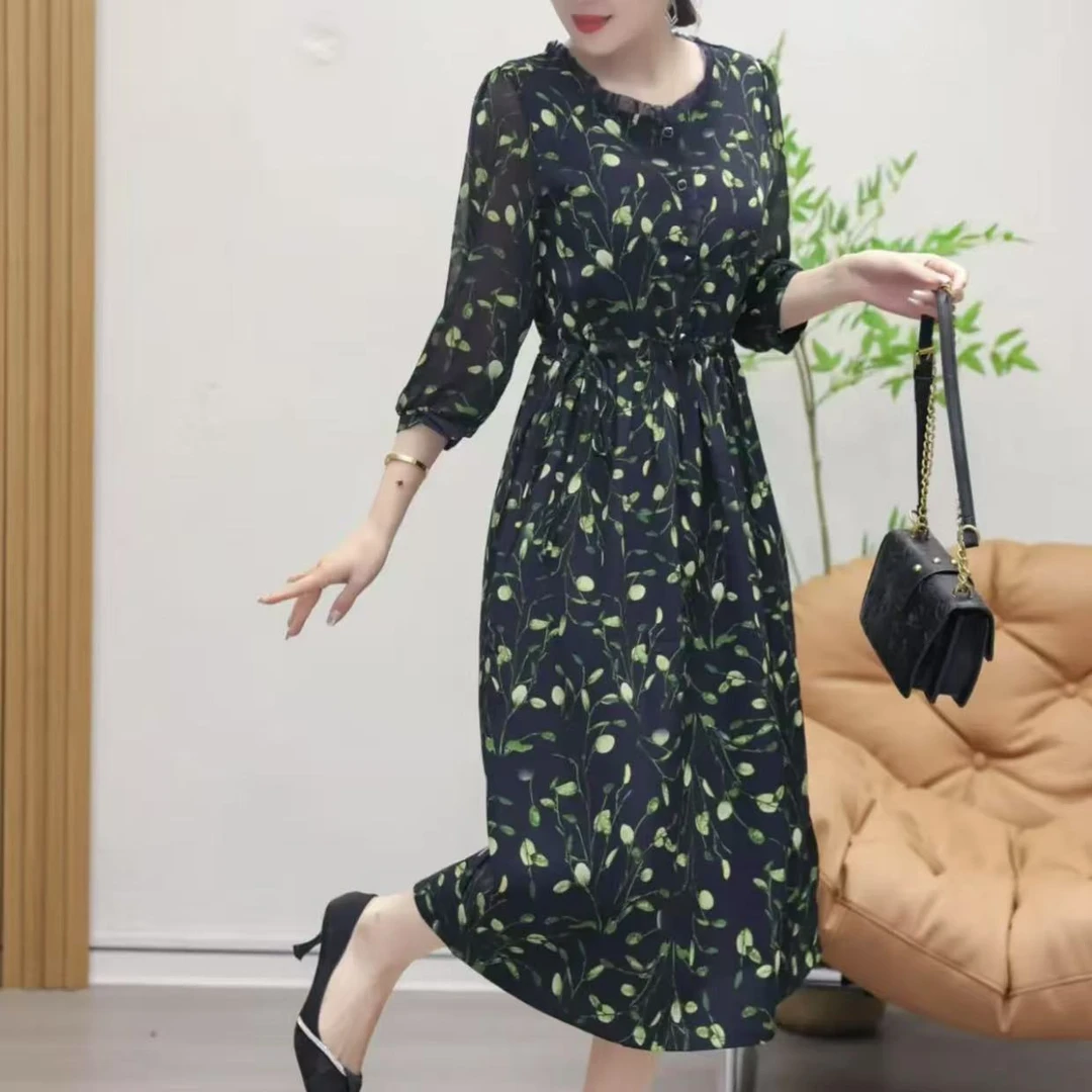 2025年新款小碎花连衣裙
