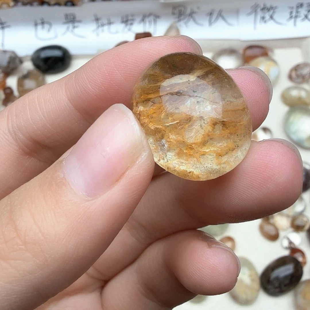 白***菌珠宝半成品未镶嵌水晶