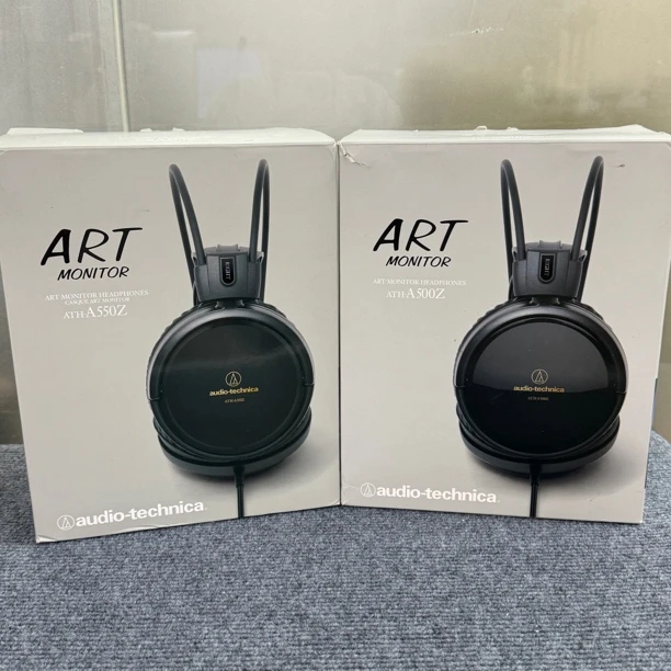 95新 Audio-Technica/铁三角 ATH-A550Z 500z监听头戴有线耳机