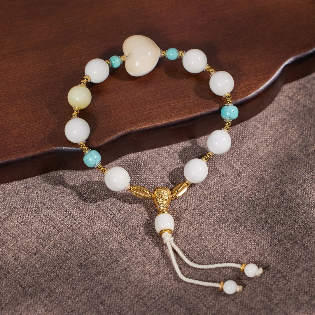 【歪歪】爱心*猛犸手链*W7291