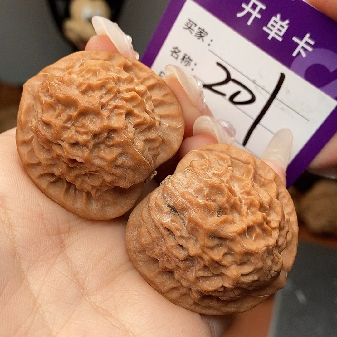 吊坠文玩核桃瓷娃娃37