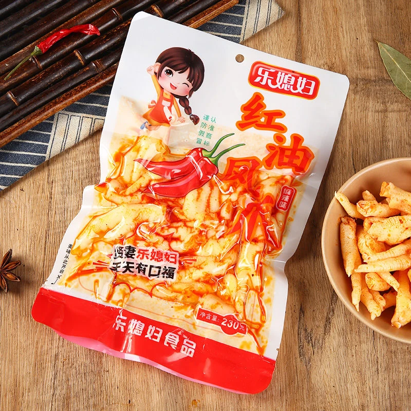 红油鸡爪熟食230g独立包装凤爪麻辣爪子办公室休闲即食解馋零食