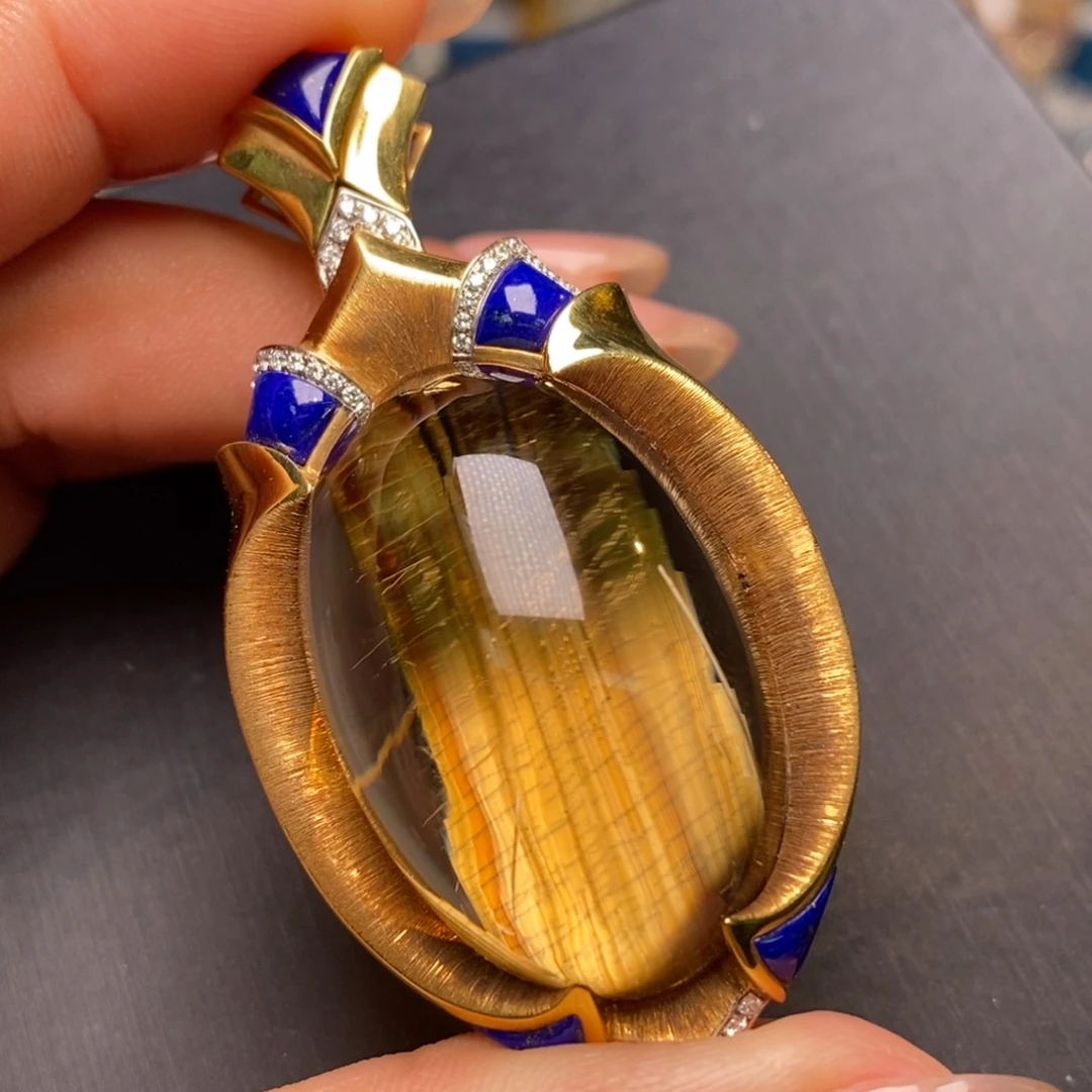 18K金镶嵌颈饰水晶JP51110婷