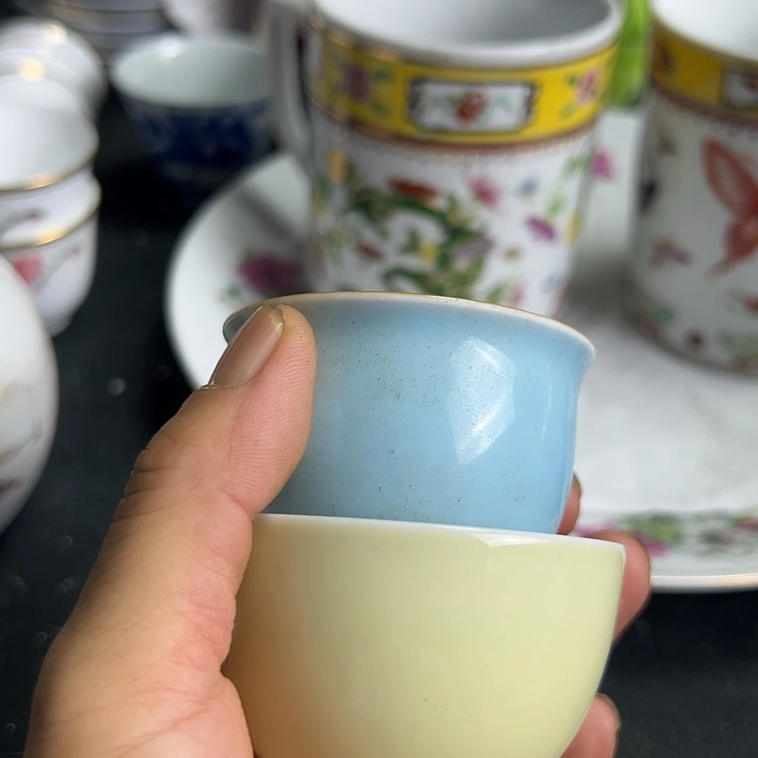 用***6杯景德镇陶瓷小杯子
