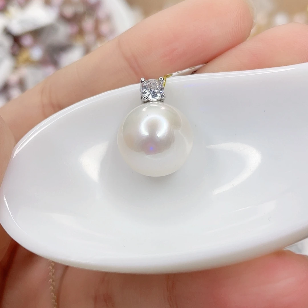 淡水珍珠未镶嵌吊坠(赠链)