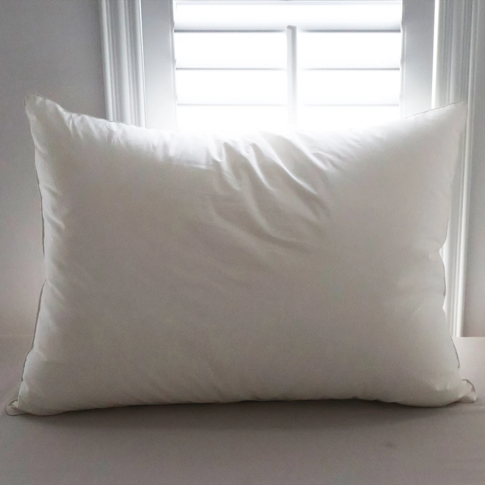 居芸梦家用白色枕芯成人酒店枕头羽丝绒枕简约学生枕一对装