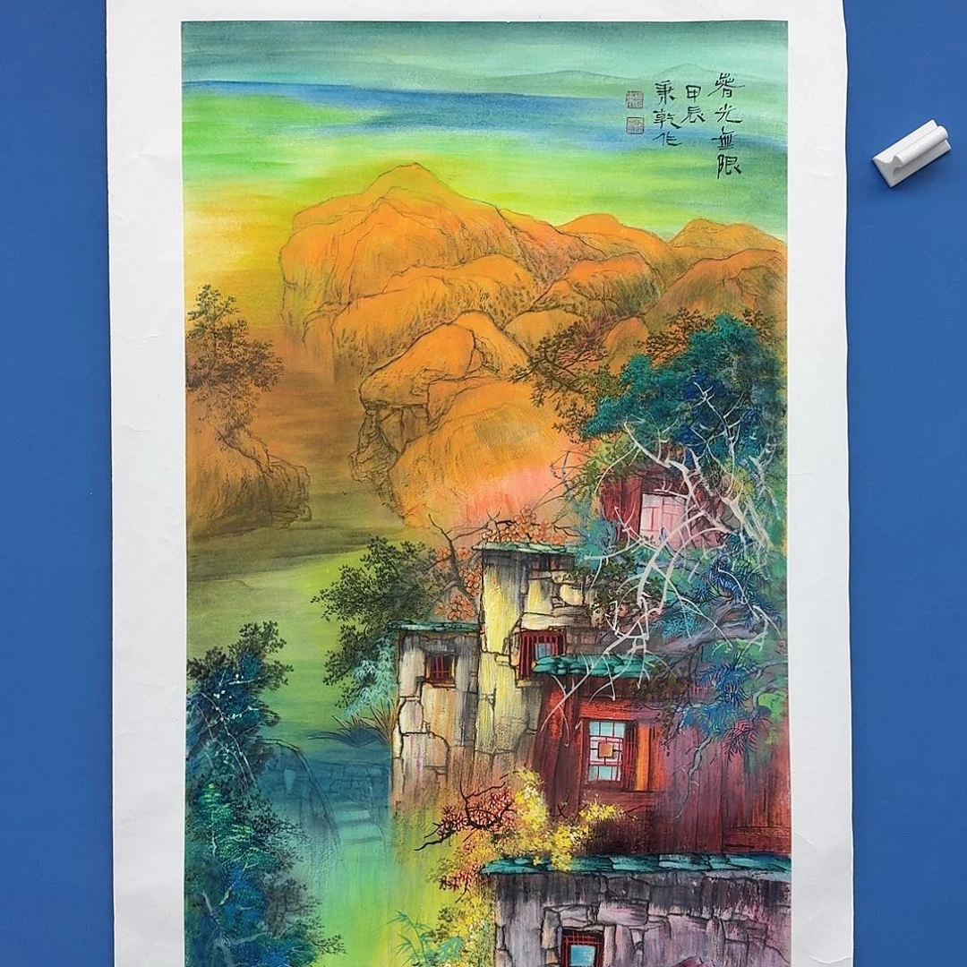 国画多次参加国内外大型展览交流