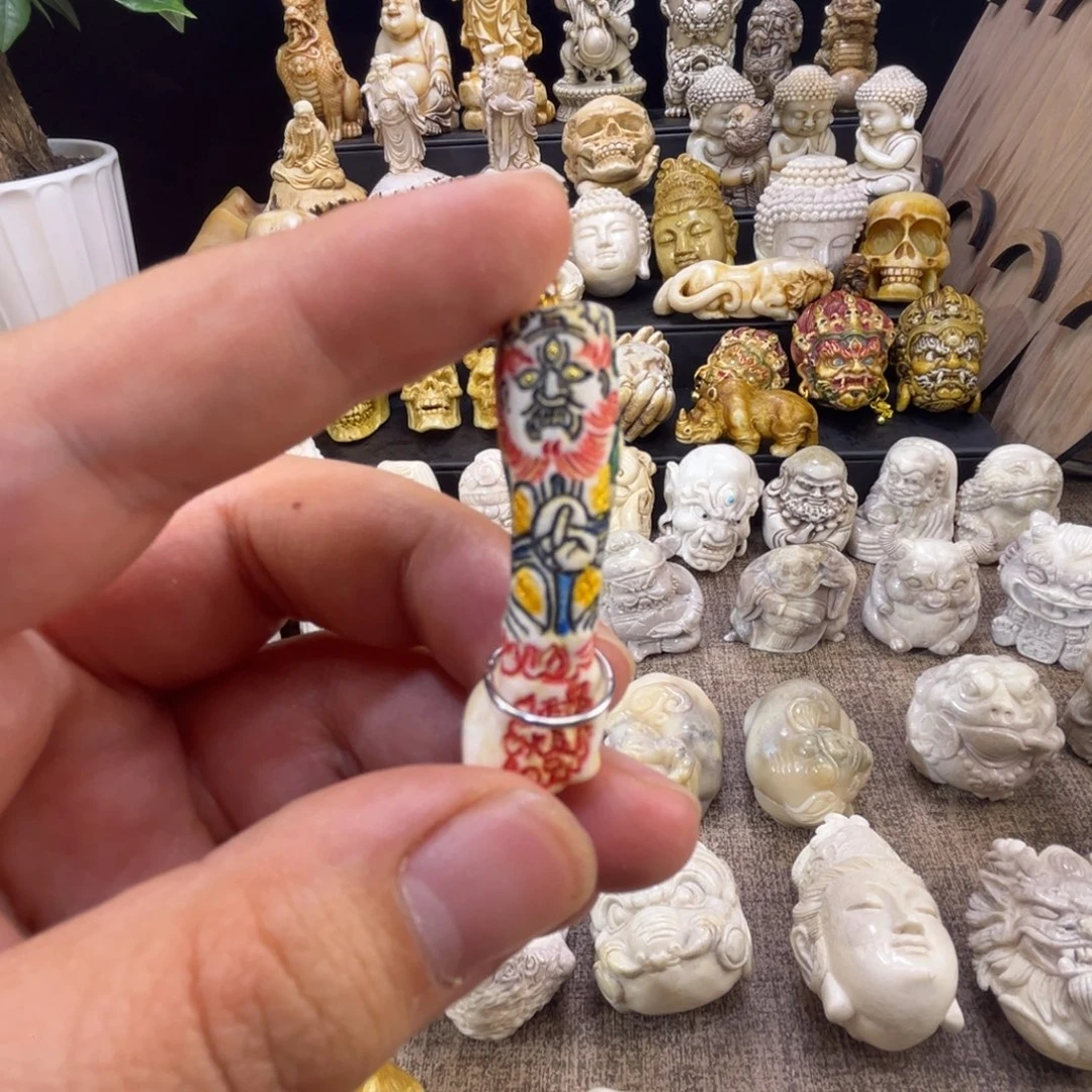 多***5鹿骨手串/手链鹿角大拳挂件