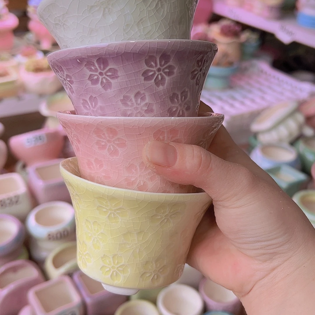 陶瓷花盆当场满12包邮