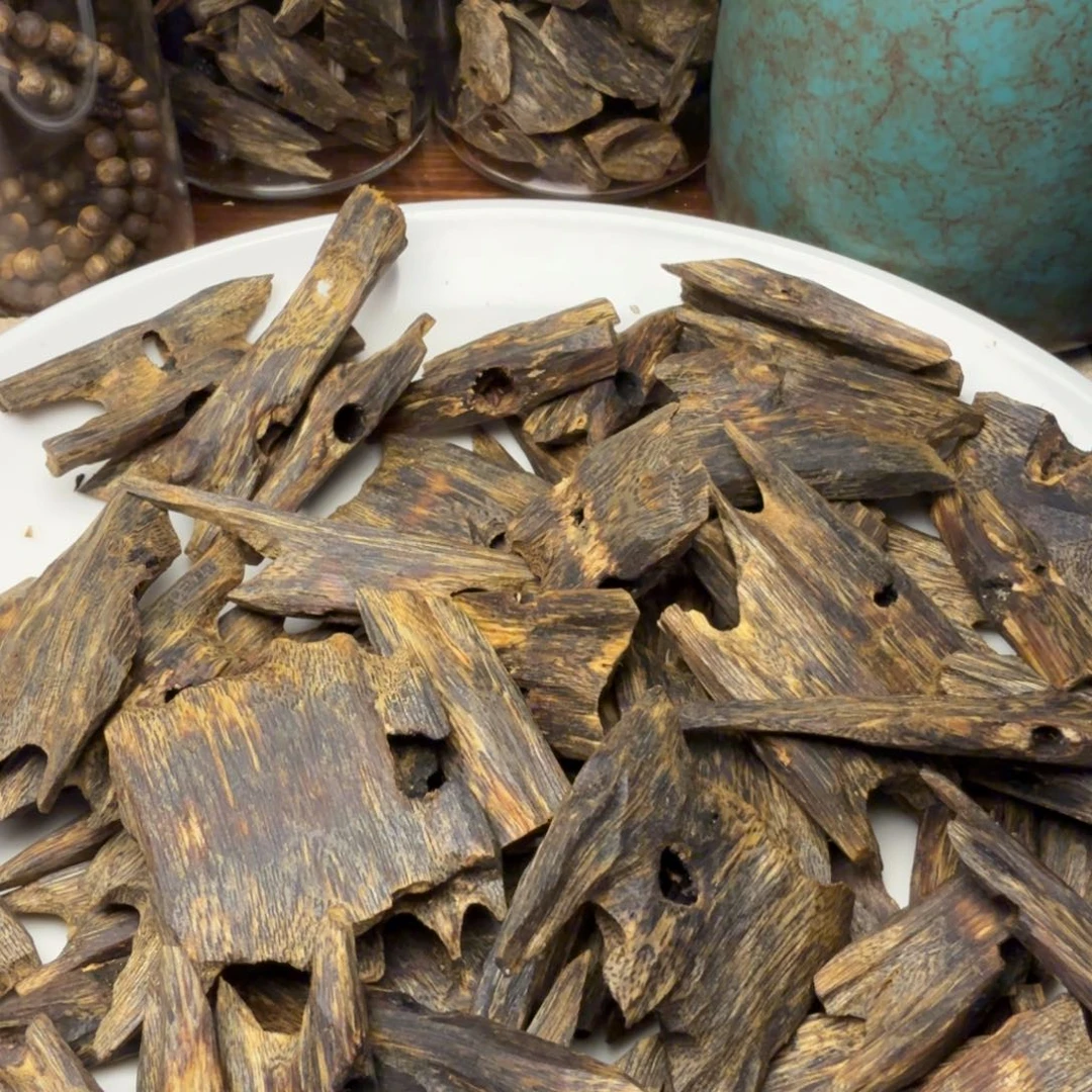 沉香沉香碎屑透顶绿熏香料20g