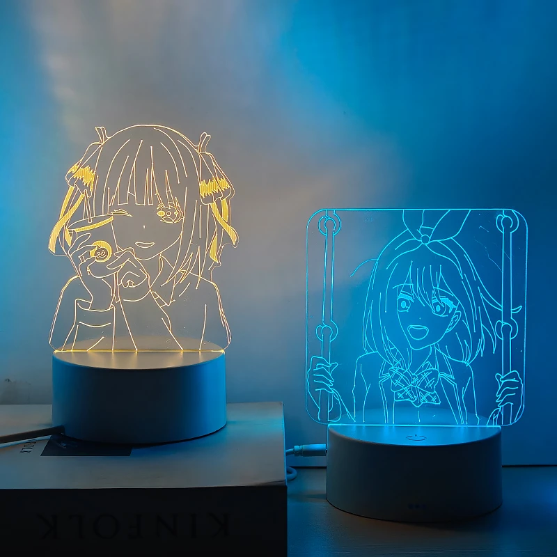 送男生礼物五等分的花嫁周边四叶中野三玖手办桌面摆件氛围小夜灯