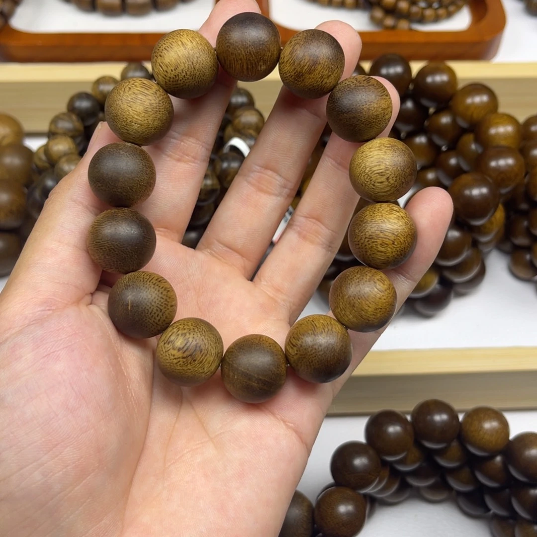 用***1手串沉香越南芽庄白棋楠1.6