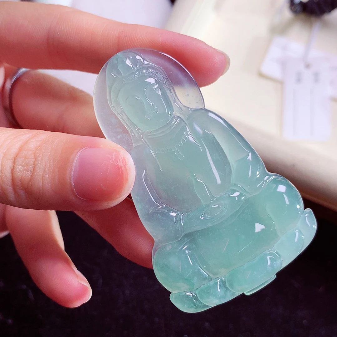颈饰未镶嵌翡翠天然