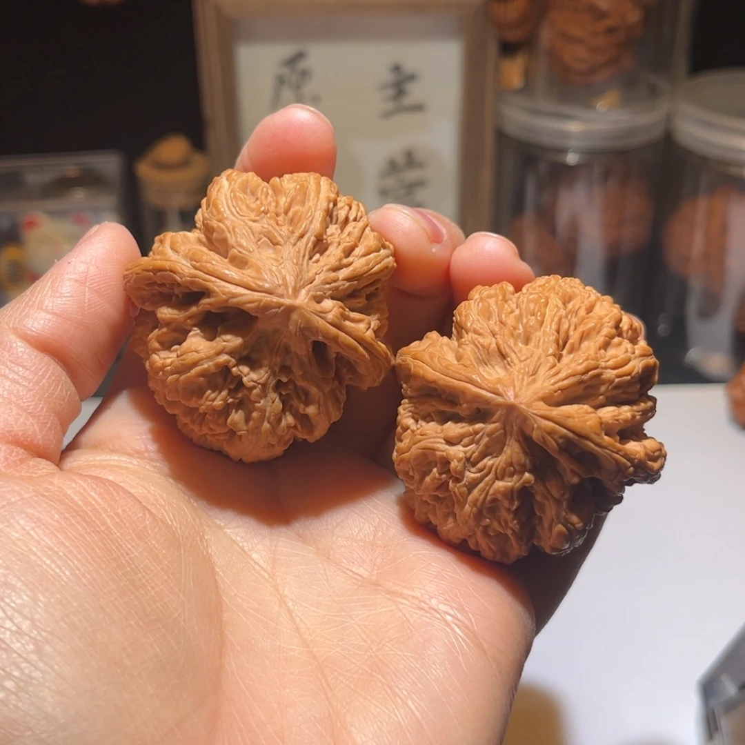 中***民把件文玩核桃大粗筋45