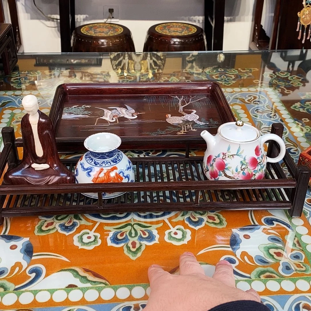 成套家具红酸枝木类大红酸枝架子