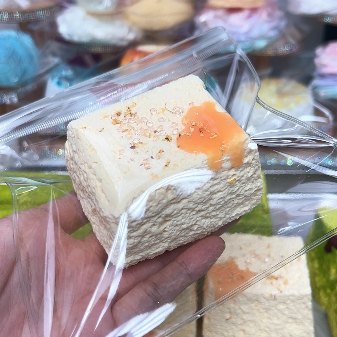 硅胶蜂蜜桂花奶糕方吐司160g