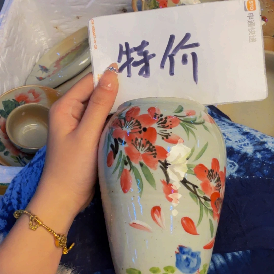 瓷片景德镇陶瓷手工手绘