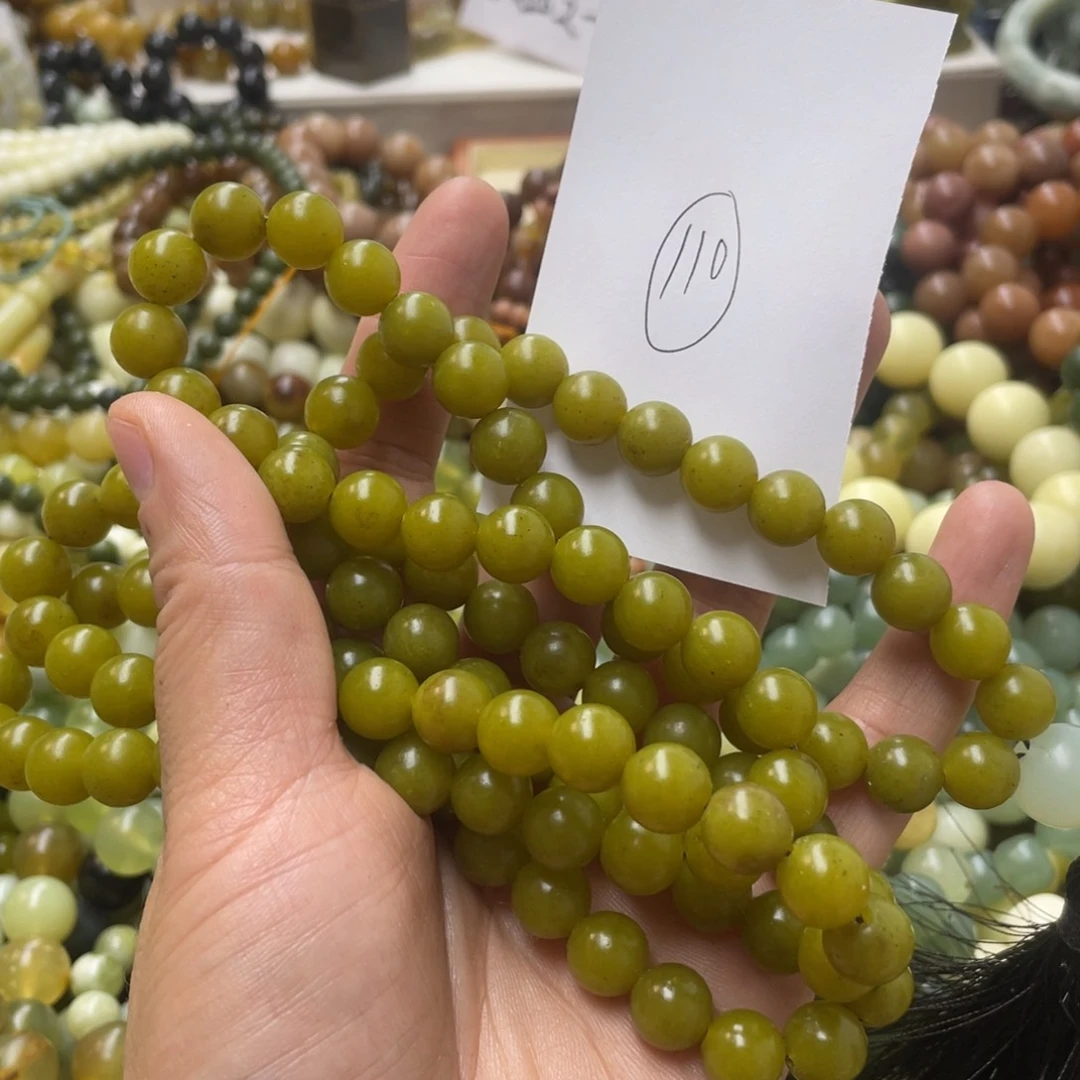 蛇纹石玉手链未镶嵌