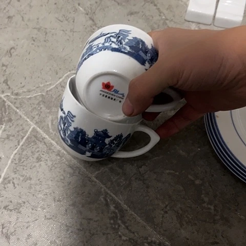 瓷其他咖啡杯两个陶瓷