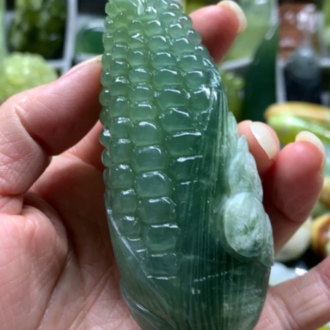 蛇纹石玉未镶嵌手把件